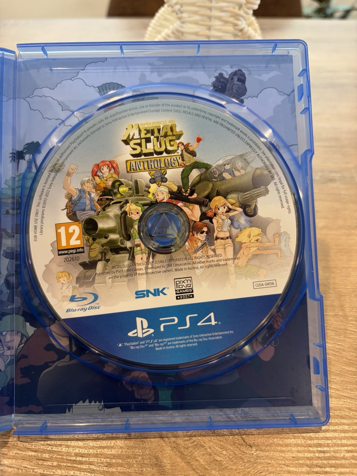METAL SLUG ANTHOLOGY RARE PS4 Game EU Release, USA Seller CIB Complete Tested