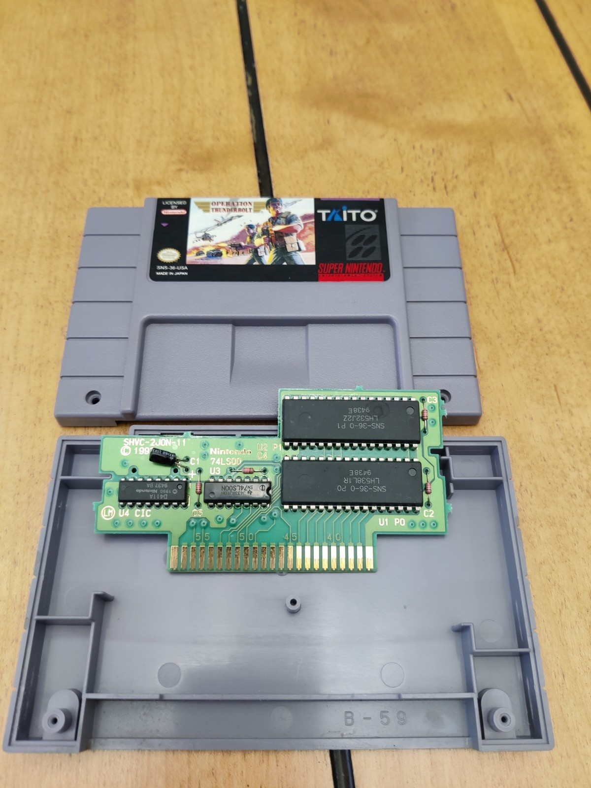 Operation Thunderbolt (Super Nintendo, SNES, 1994) Video Game Cartridge Only