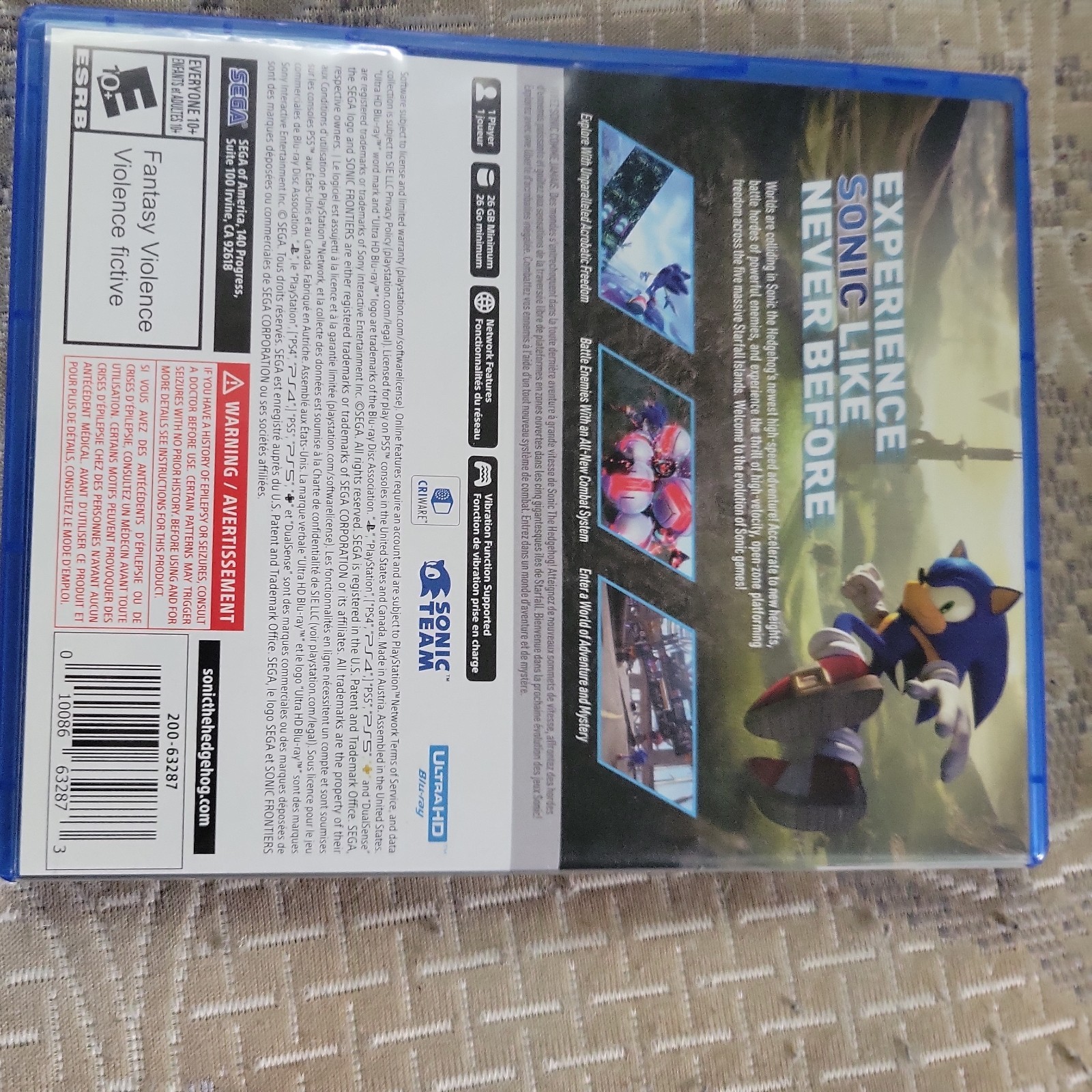 Sonic Frontiers – Sony PlayStation 5