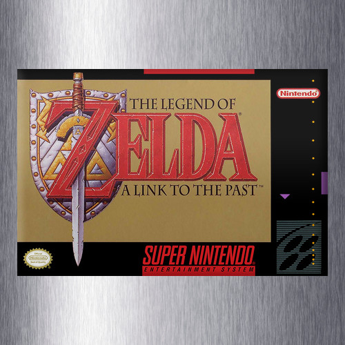 Legend of Zelda 1 2 3 Video Game Box Art High Quality Magnet