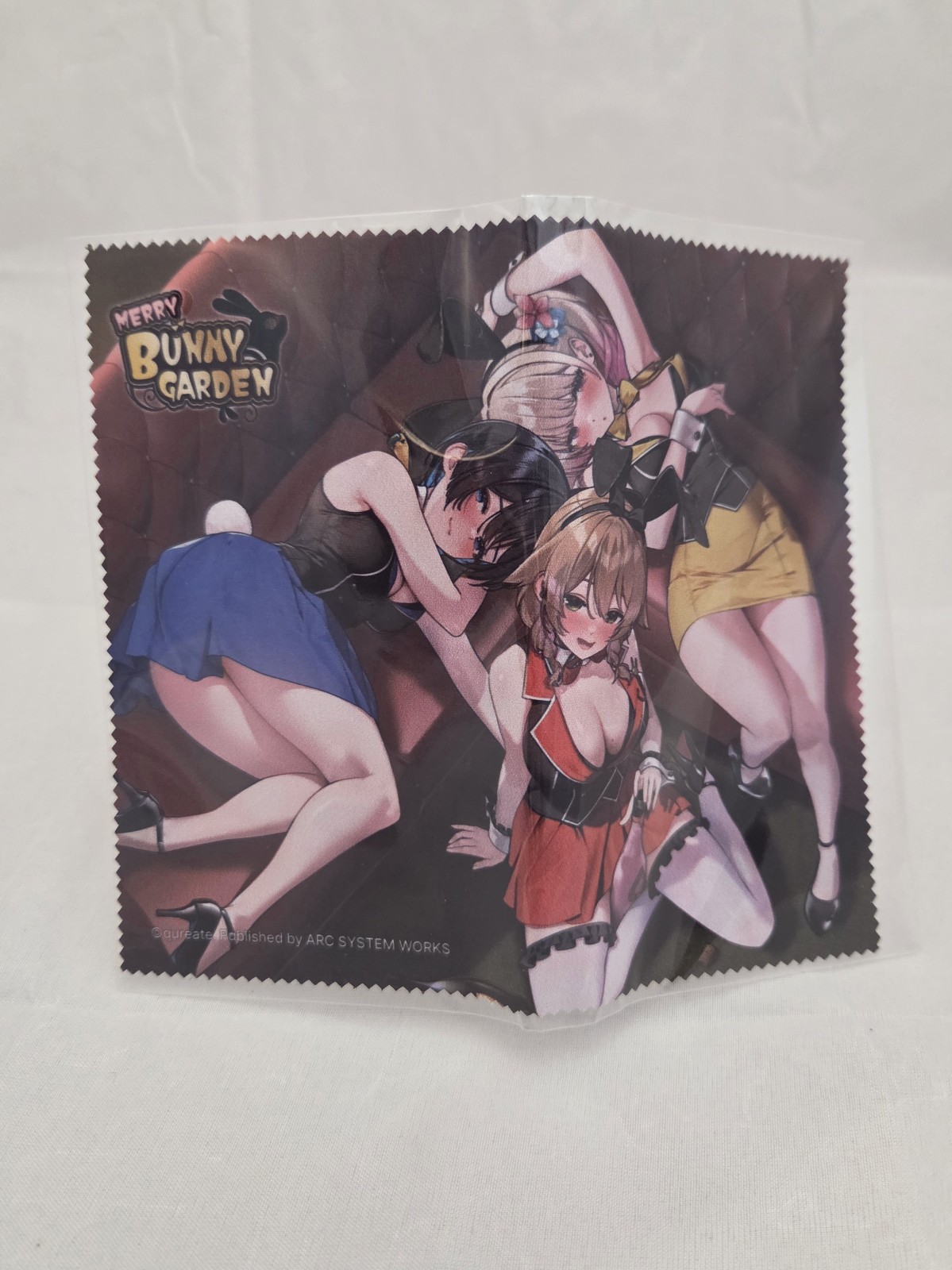 Merry Bunny Garden Screen Cleaner Cloth – Switch Anime Promo, Arc System Works