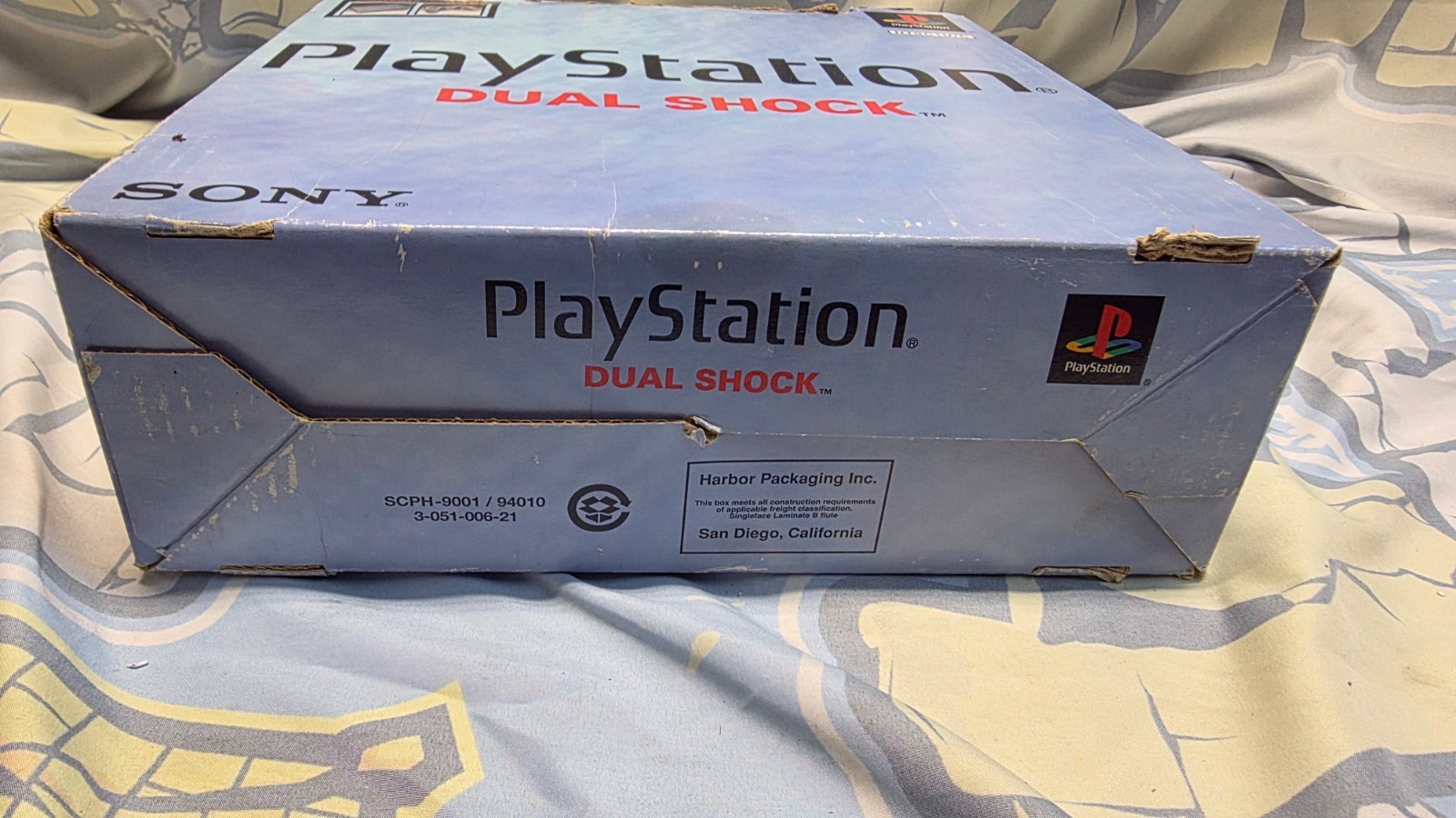Sony PlayStation PS1 SCPH-9001 Complete Dual Shock Vintage Feb 2000 Y2K Console