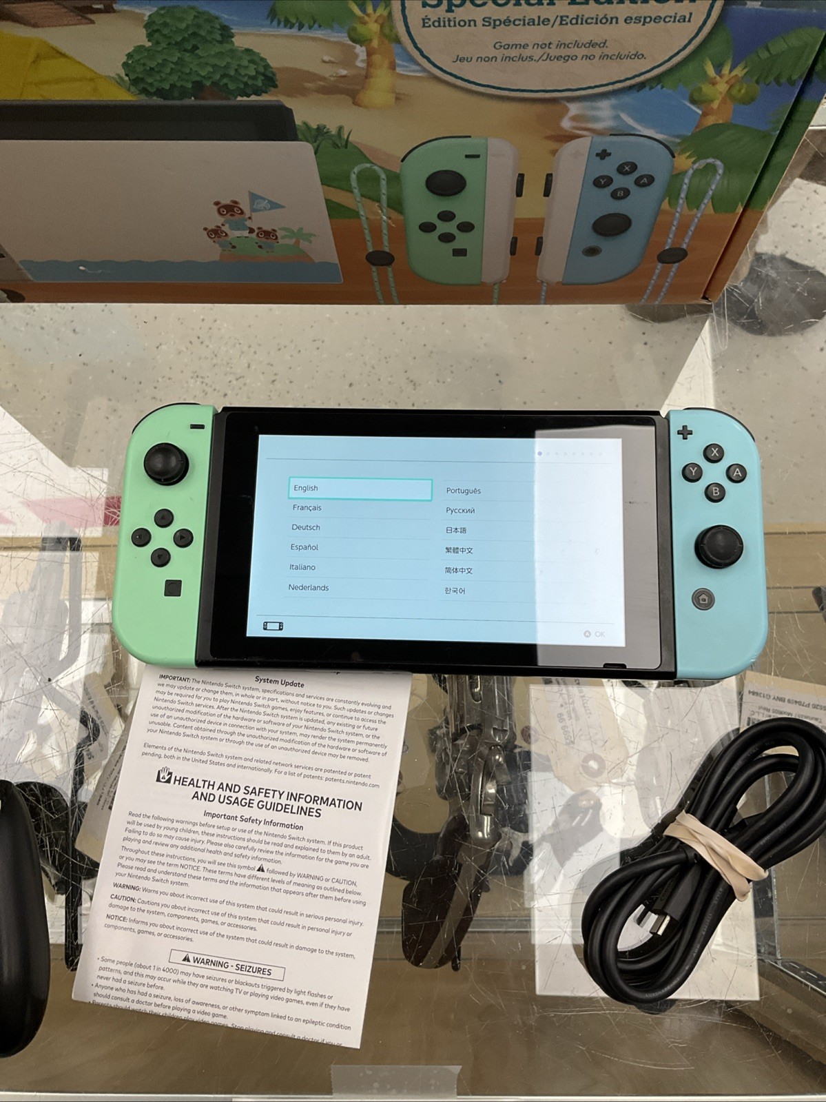 Nintendo Switch HAC-001(-01) Animal Crossing: New Horizon Special Edition 224771