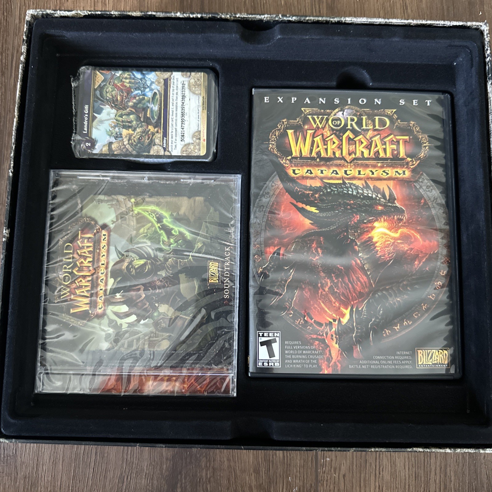 World of Warcraft Cataclysm Collector’s Edition Most Inner items SEALED Complete