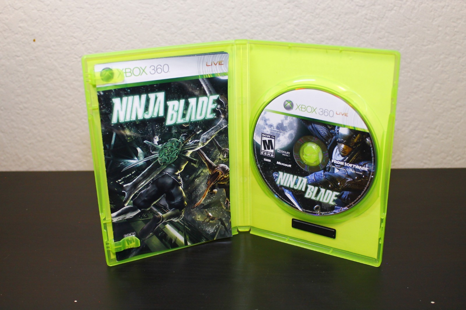 Xbox 360 Ninja Blade Game 2009 FromSoftware CIB Mint Disc Clean & Tested