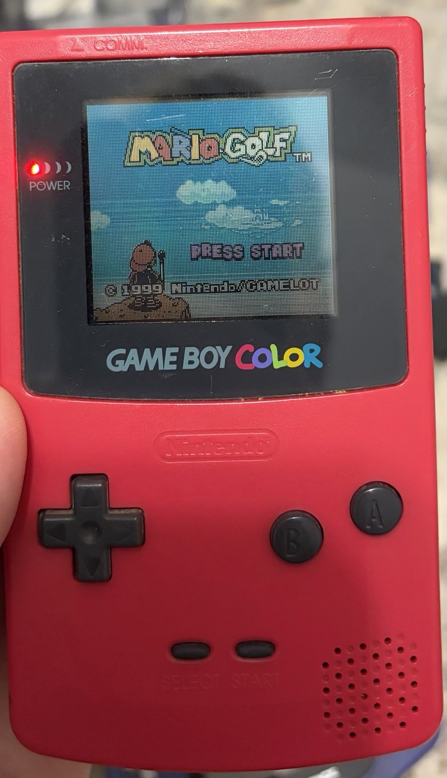Mario Golf Nintendo Gameboy Color, 1999, Authentic Cartridge, Tested Working
