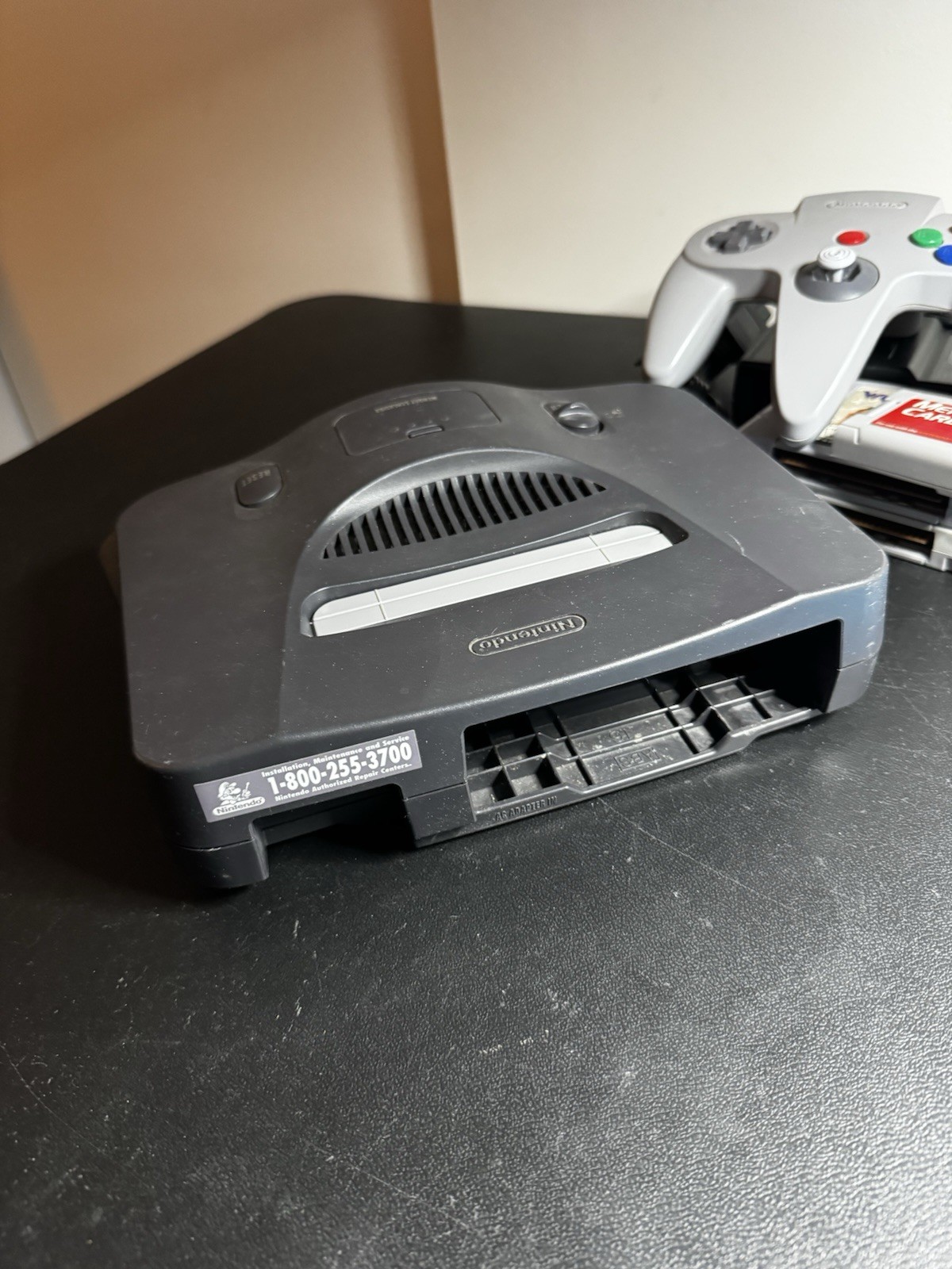 Nintendo 64 N64 Console W/ Expansion Pak Controller Games Army Men Works Great!