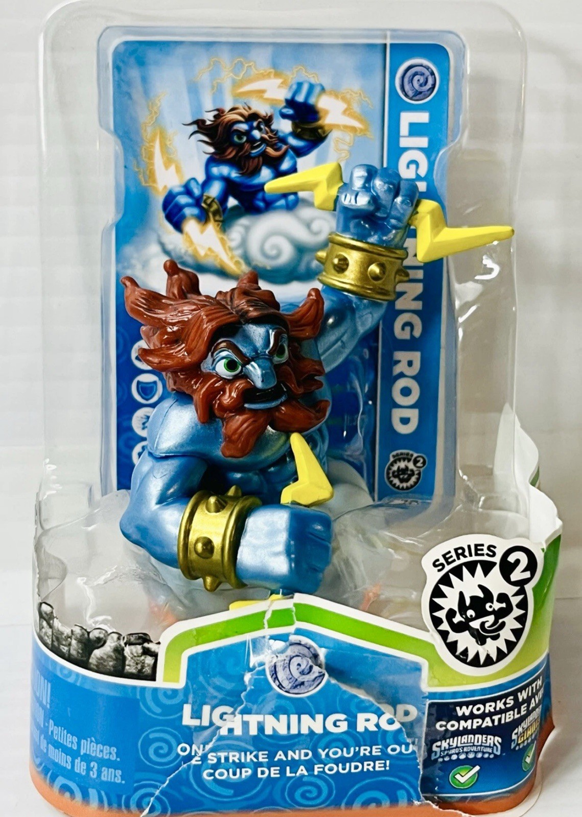LIGHTNING ROD Skylanders Giants Series 2 – Figure & Card – No Outer Packaging