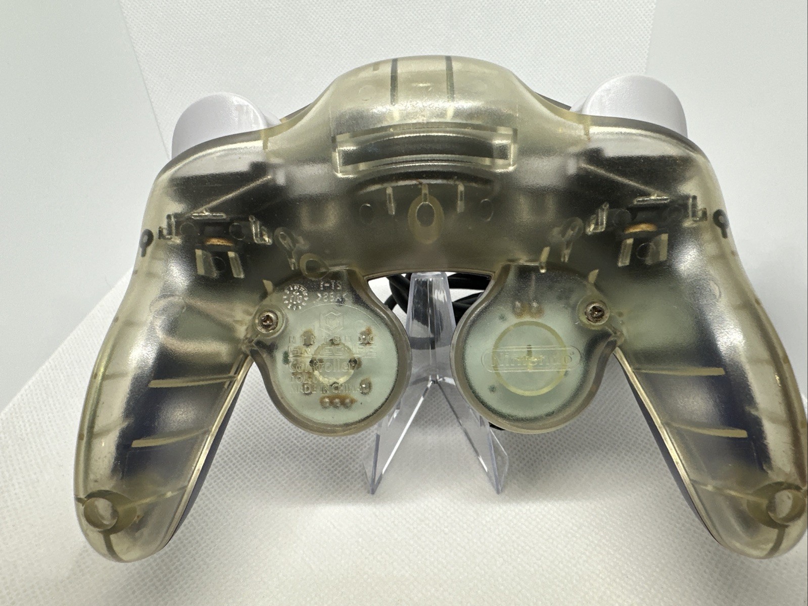 Nintendo Gamecube Controller Indigo Purple Clear Back OEM DOL-003 US SELLER