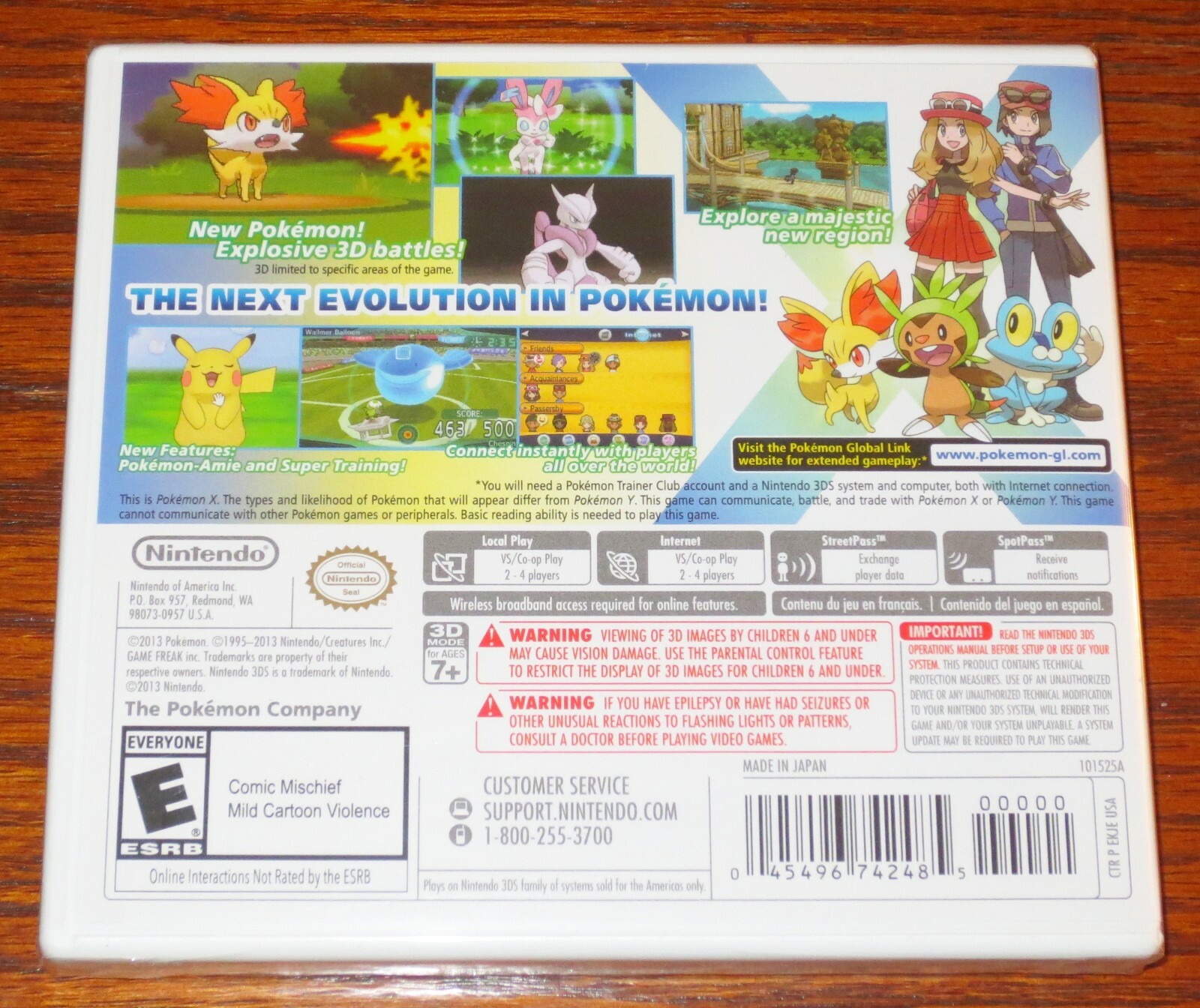 Pokemon X (3DS, 2013) NEW US Edition