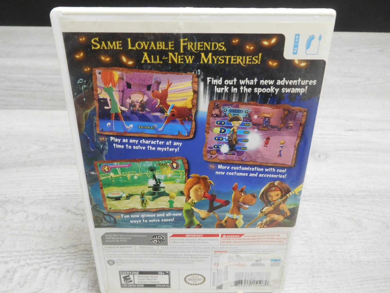 Scooby-Doo! and the Spooky Swamp 2010 Nintendo Wii Video Game MISSING MANUAL