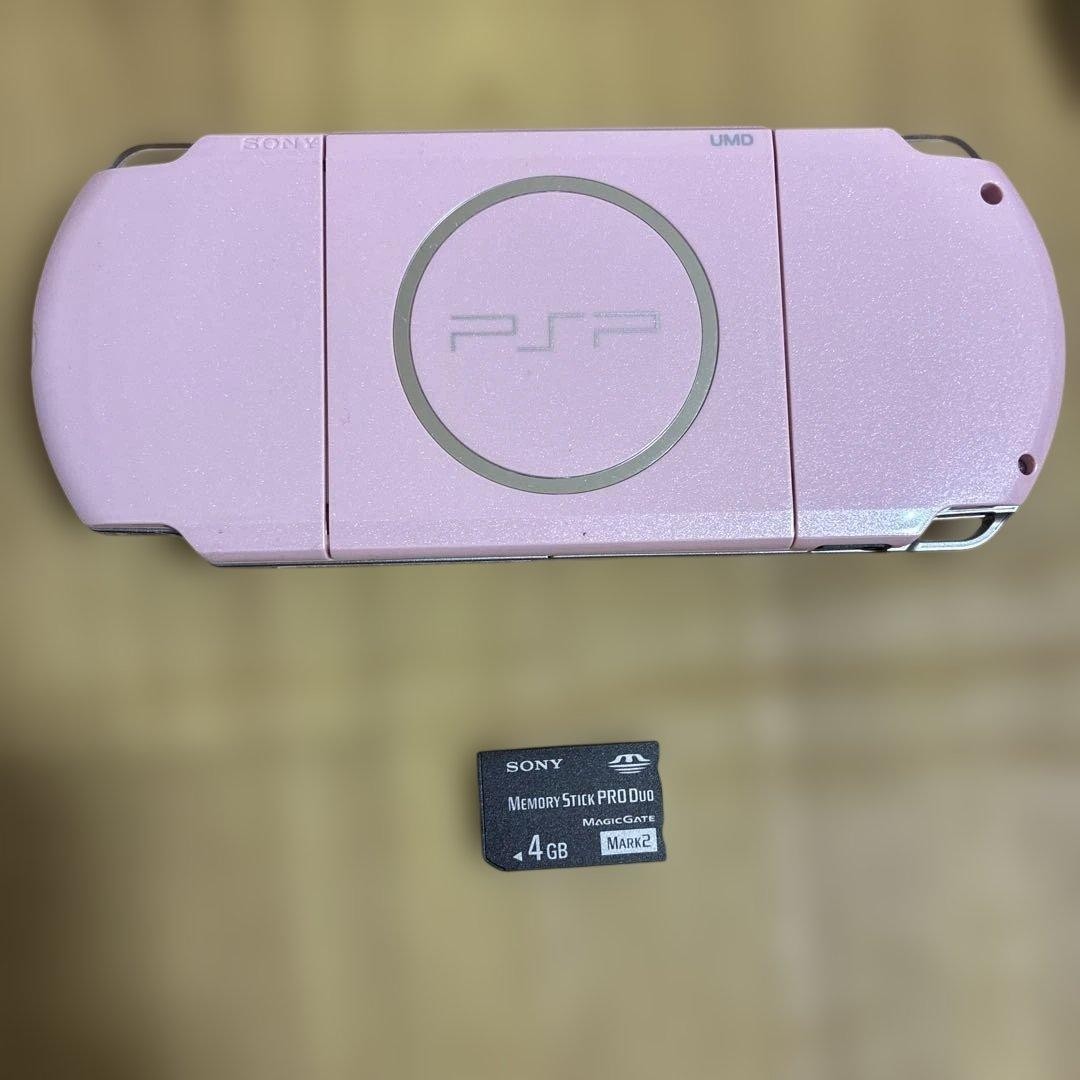 Near Mint Sony PSP-3000 PSP 3000 Console Pink Region Free