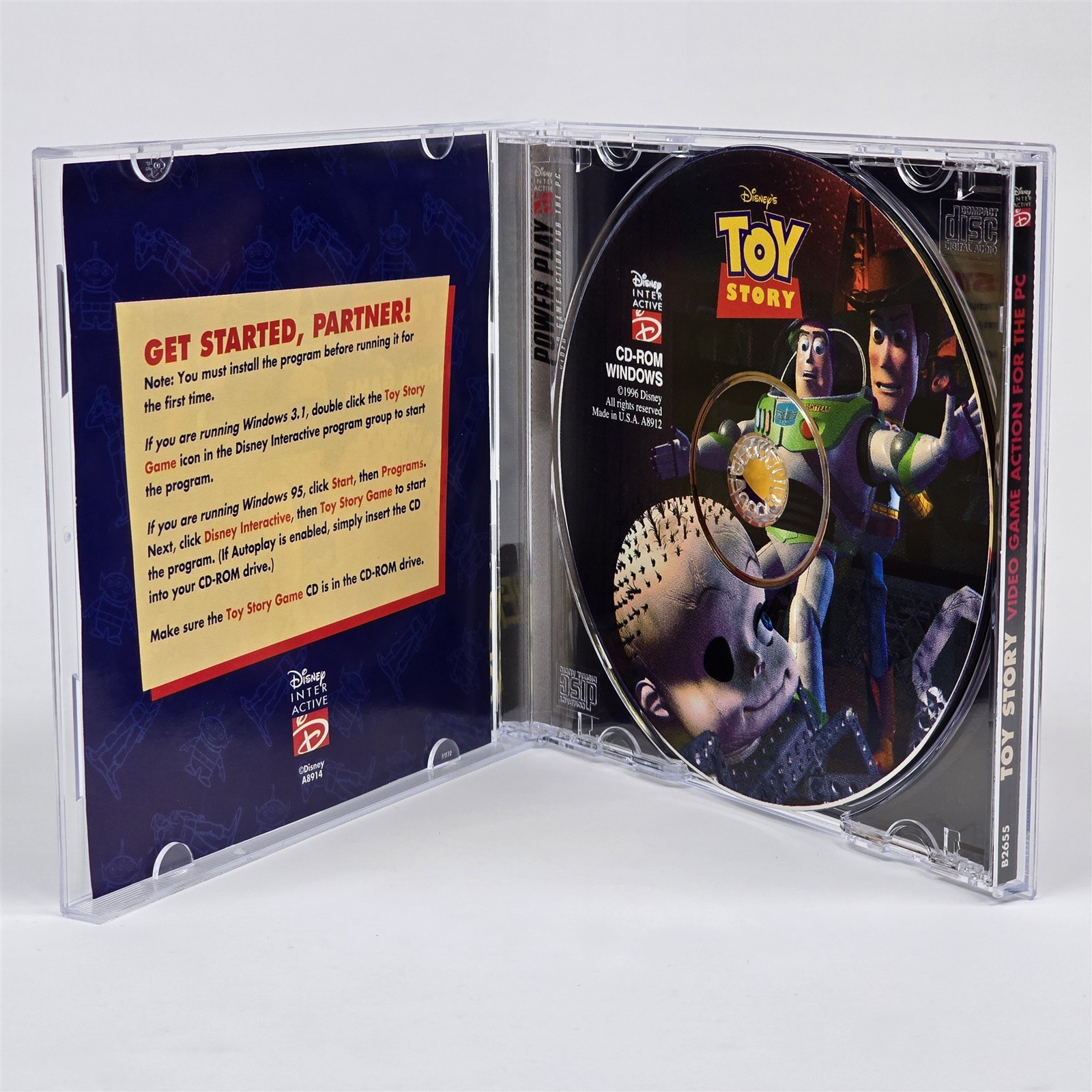Toy Story (PC CD-ROM) Jewel CIB COMPLETE