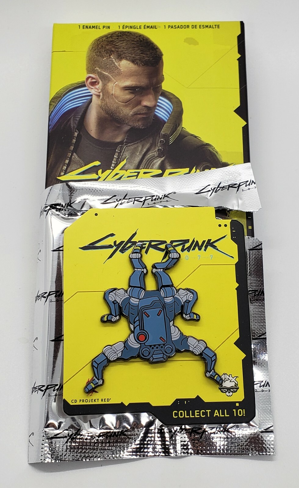 Cyberpunk 2077 enamel pins YOU PICK CD Projekt Red singles or set 9 10 blind box