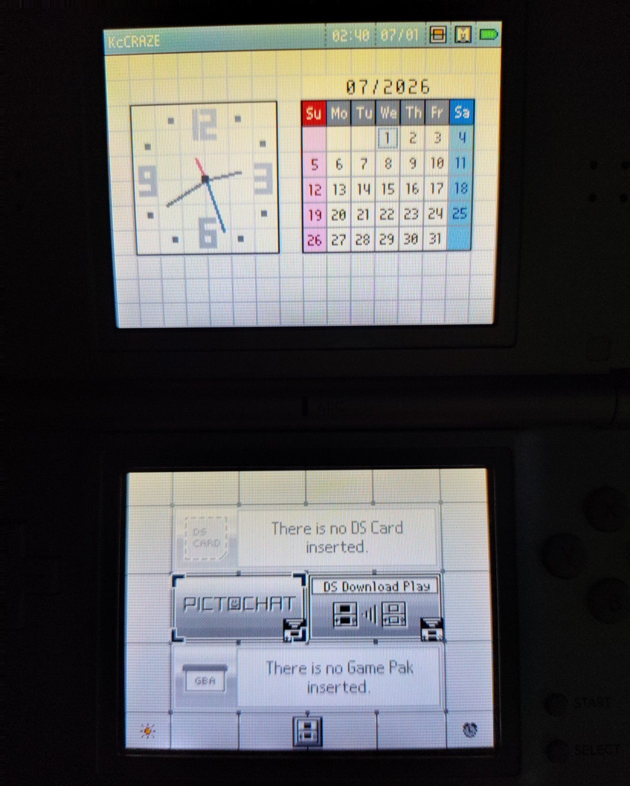 Nintendo DS Lite Launch Edition Silver Handheld System Japanese *TESTED*