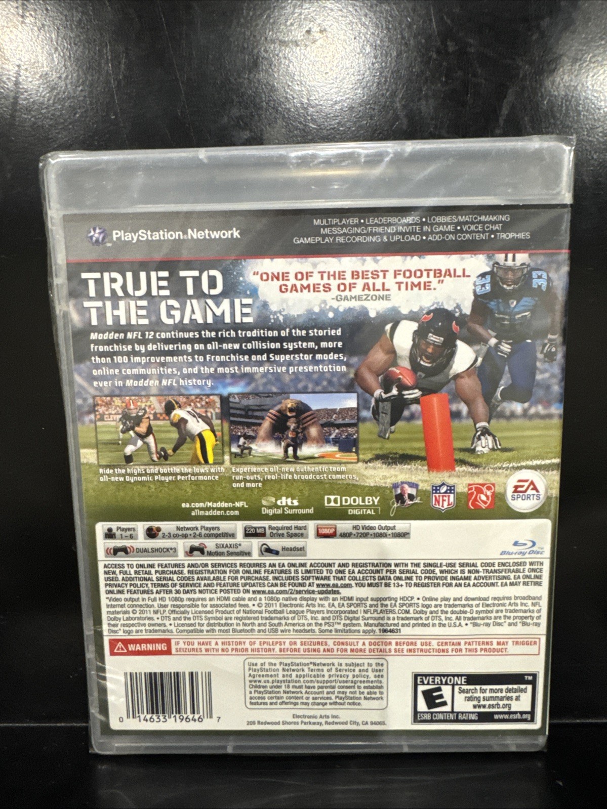 Madden NFL 12 (Sony PlayStation 3, 2011)