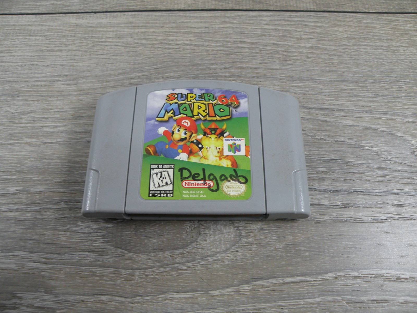 Super Mario 64 Nintendo 64 N64 Game Cartridge NUS-006 (USA) Untested