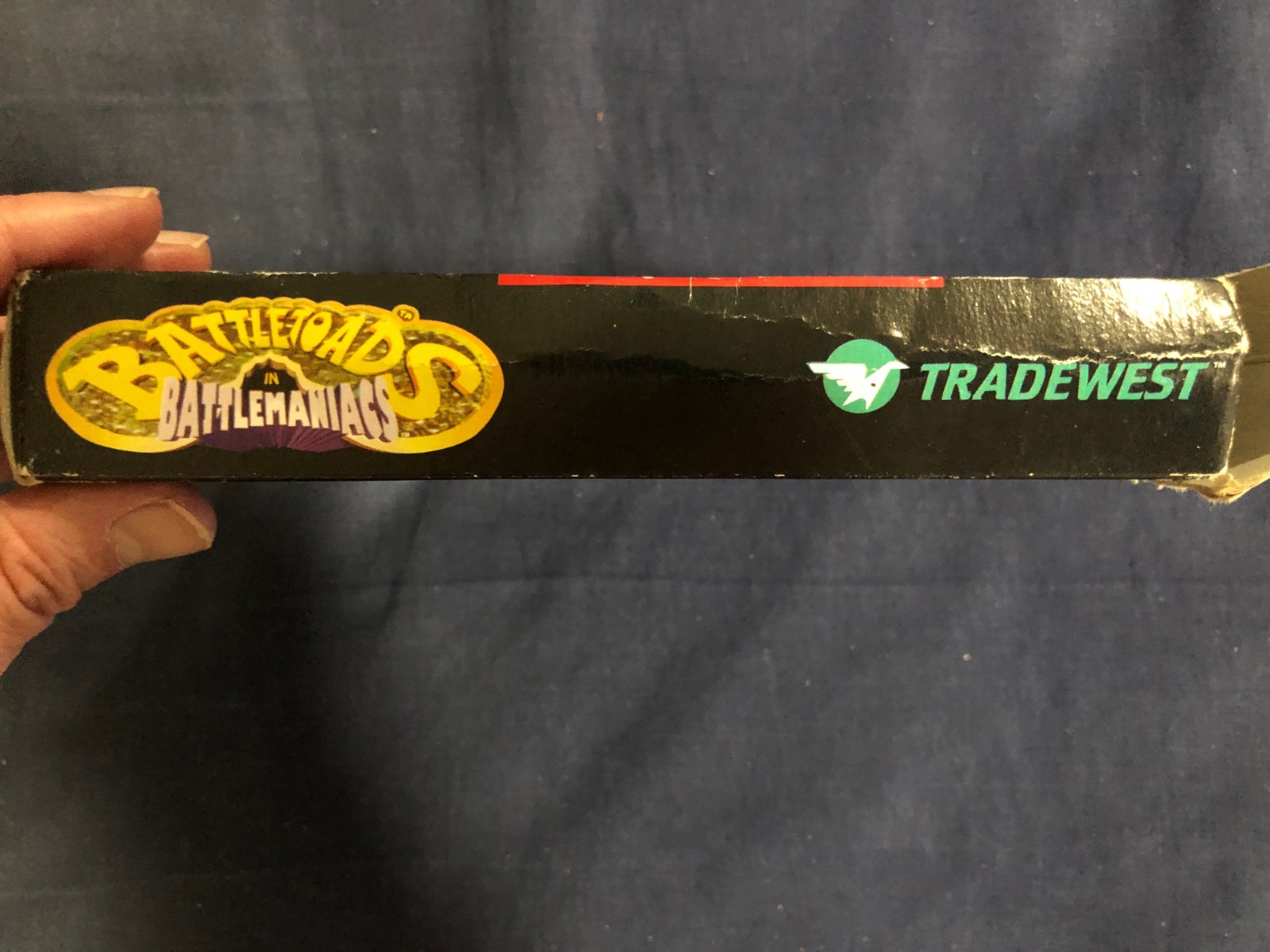 Battletoads in Battlemaniacs (SNES) (Majesco) CIB Damaged Box, Untested