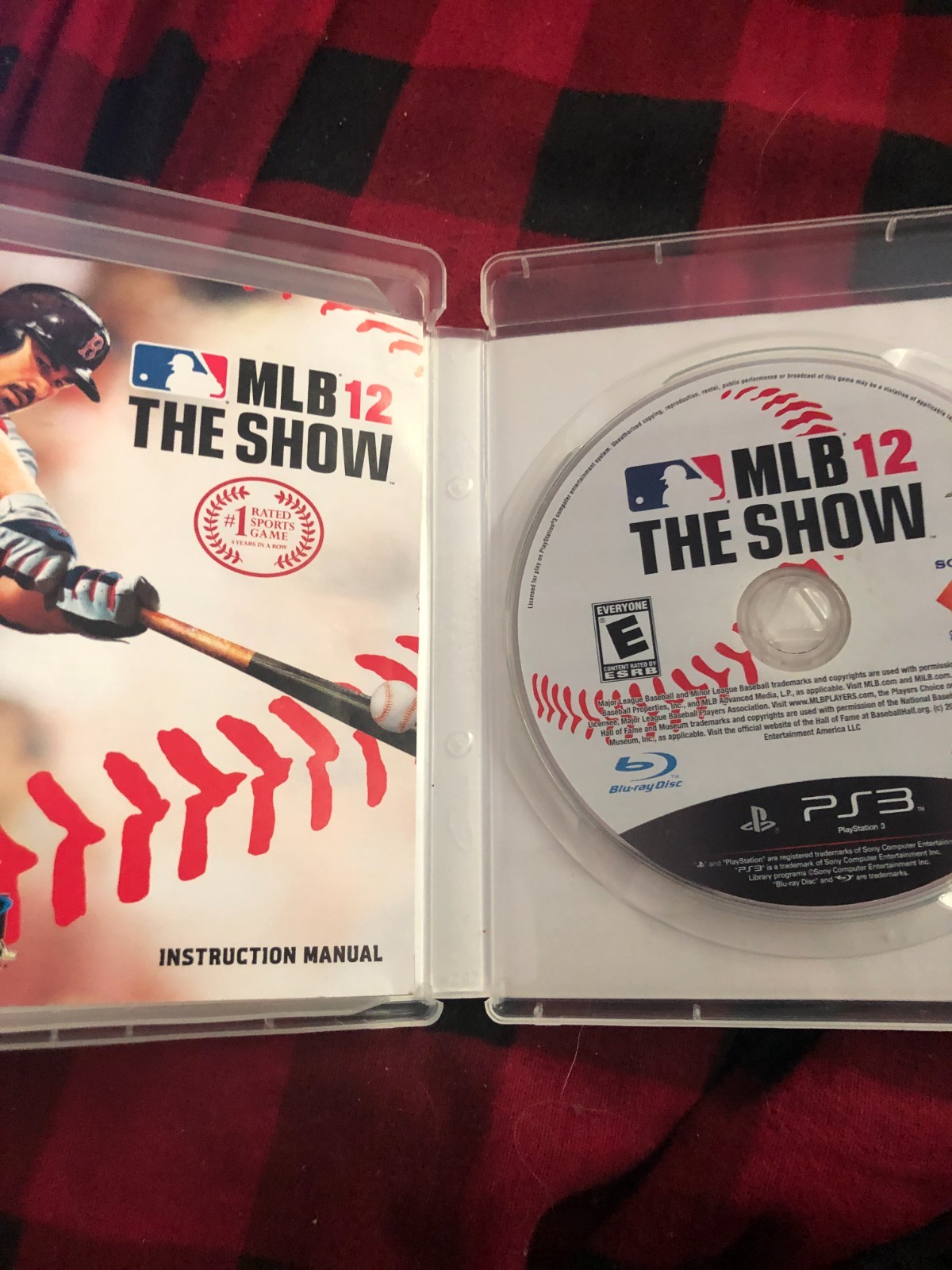 MLB 12 The Show Sony Playstation 3 2012 Case Manual Disc Tested Great Authentic