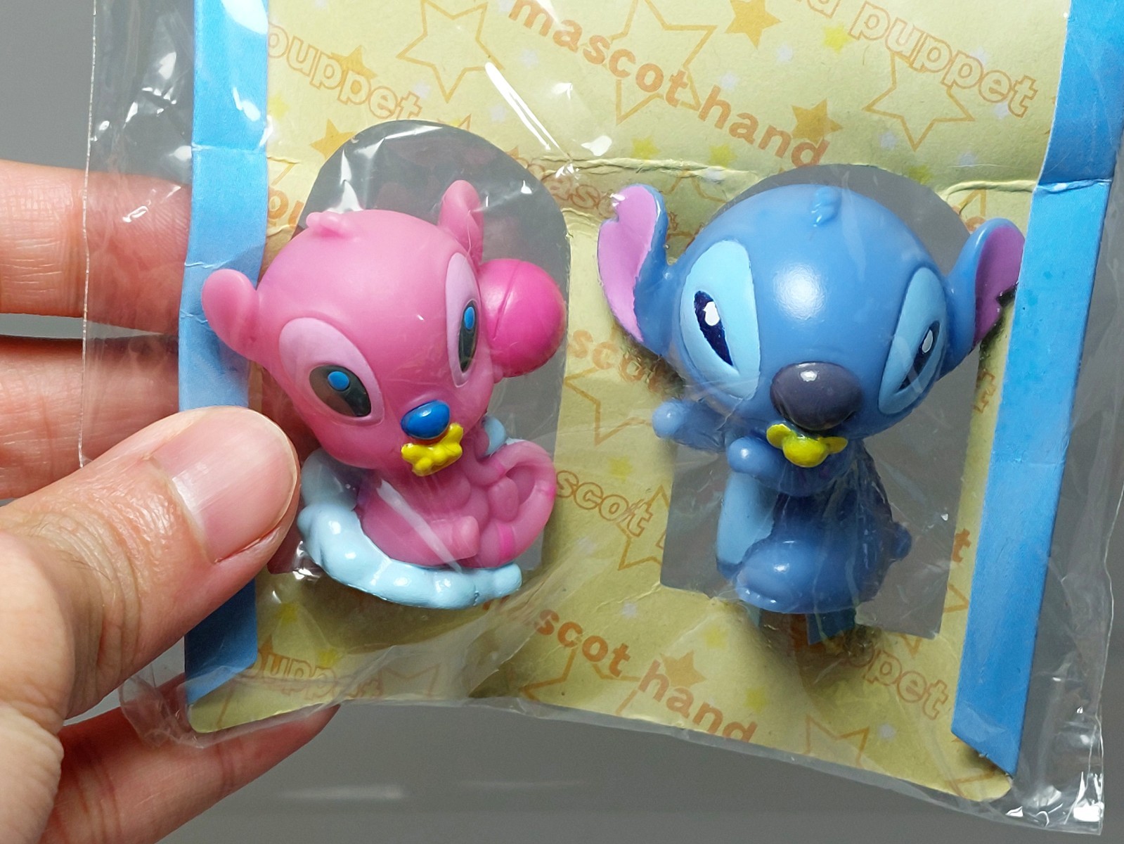 Lilo & Stitch Babyfier Mascot Hand Finger Puppet Figure Set Disney 1.4-1.6in