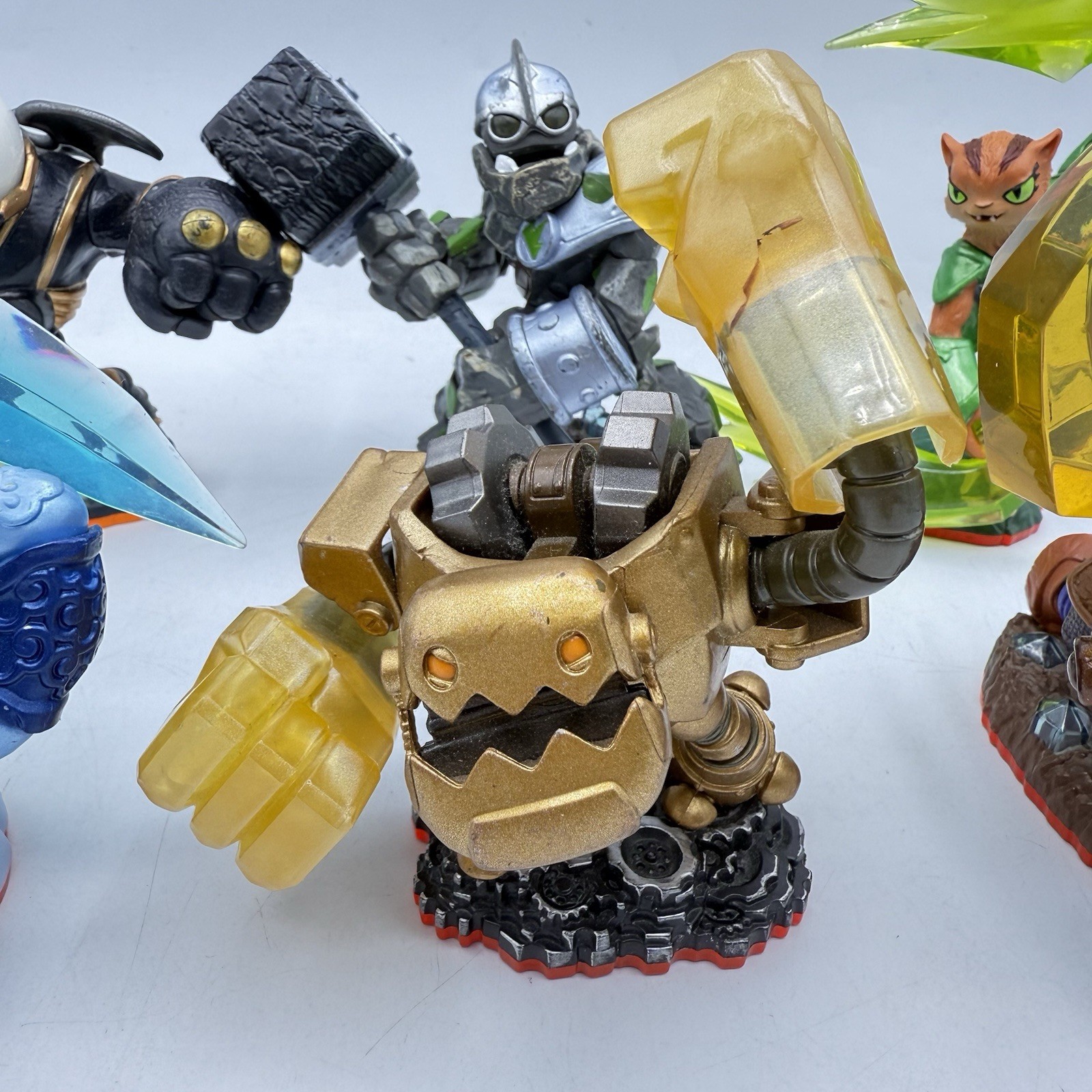6 Skylanders Trap Team Masters & Giants Gusto Jawbreaker Head Rush Tuff Luck