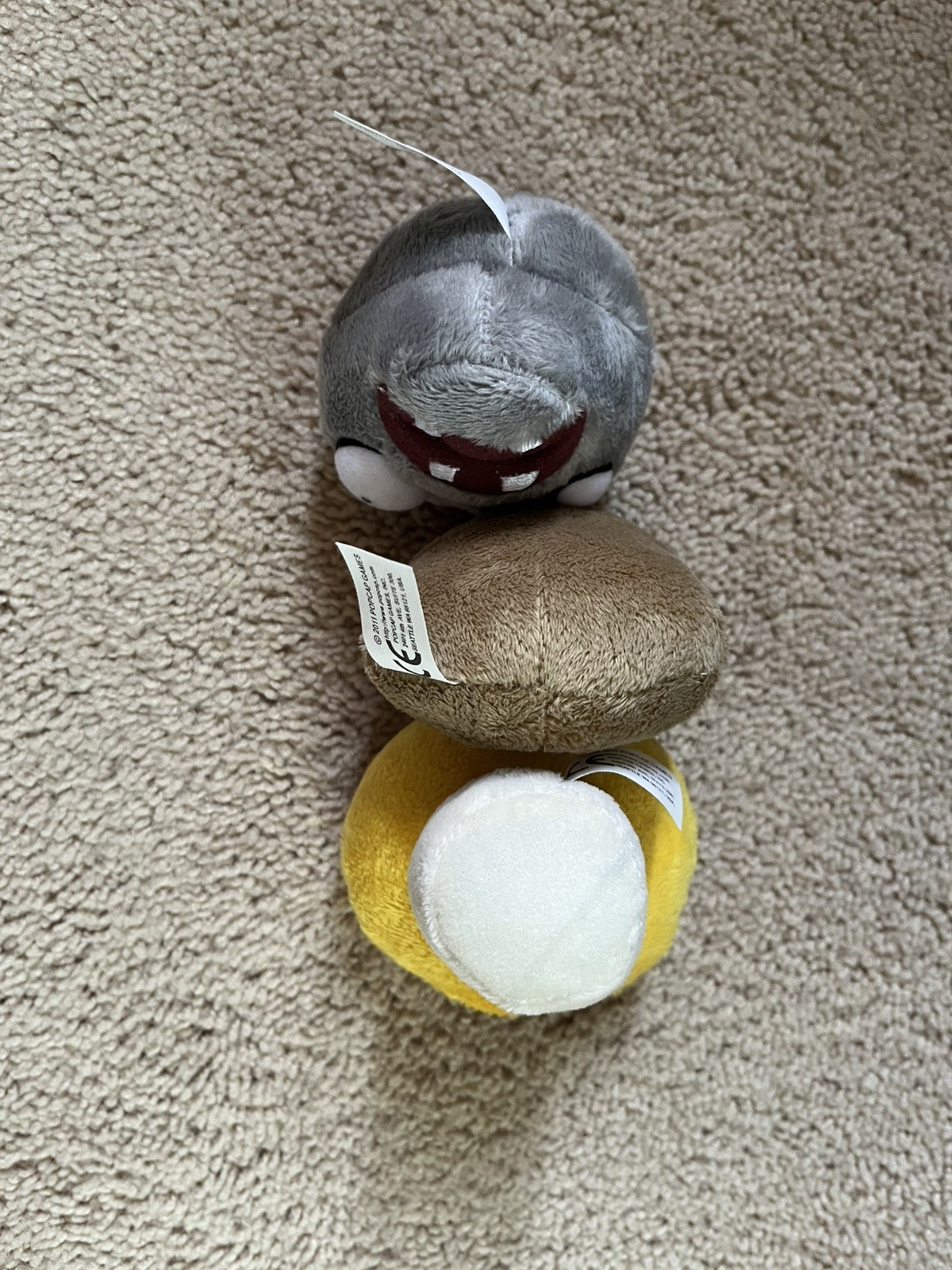 Plants Vs. Zombies Zombie Head, Walnut, Mushroom Plush Pax East PopCap Games PVZ