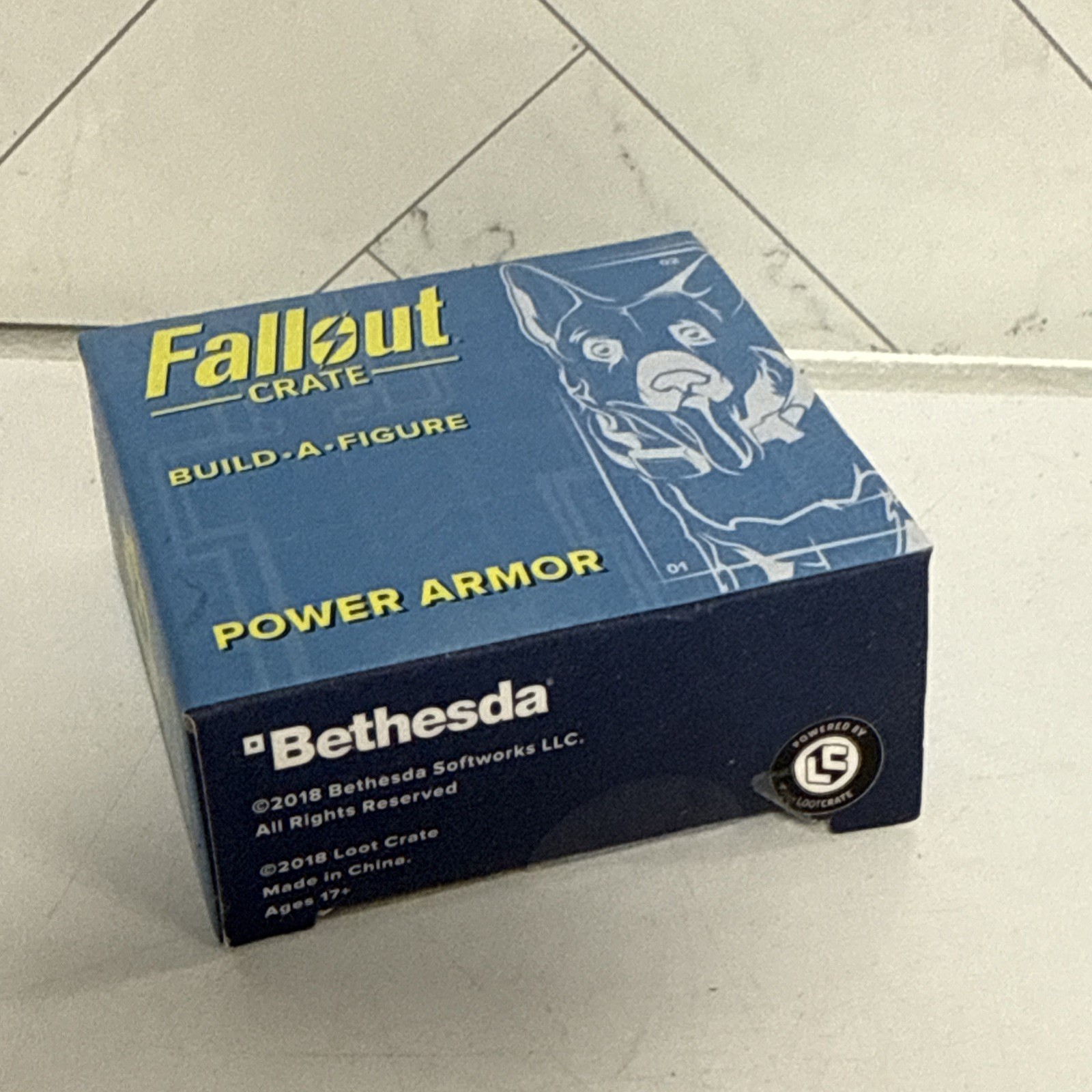 Fallout Loot Crate Build A Figure Power Armor For Dogmeat ~ Box 5 of 6
