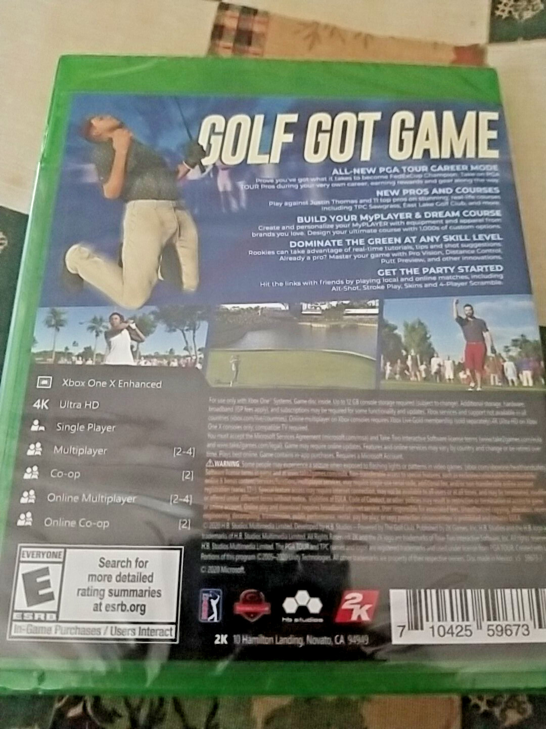Pga Tour 2k21 (Golf) – Microsoft Xbox One – Take 2 Interactive – Factory Sealed