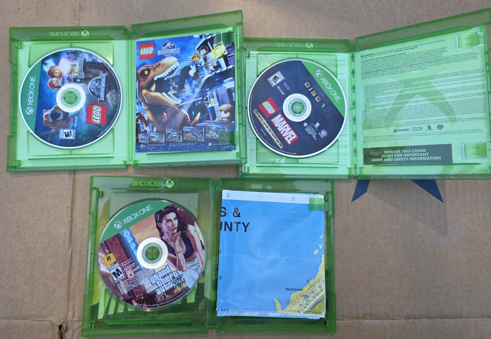 Xbox One Game Lot 14 Bundle GTA V Premium Sonic Mania Plus Forza 5 Watch Dogs 2