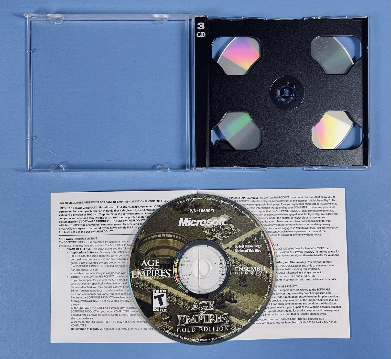 Age Of Empires-PC CDROM Collectors Edition Limited Edition Microsoft 2006