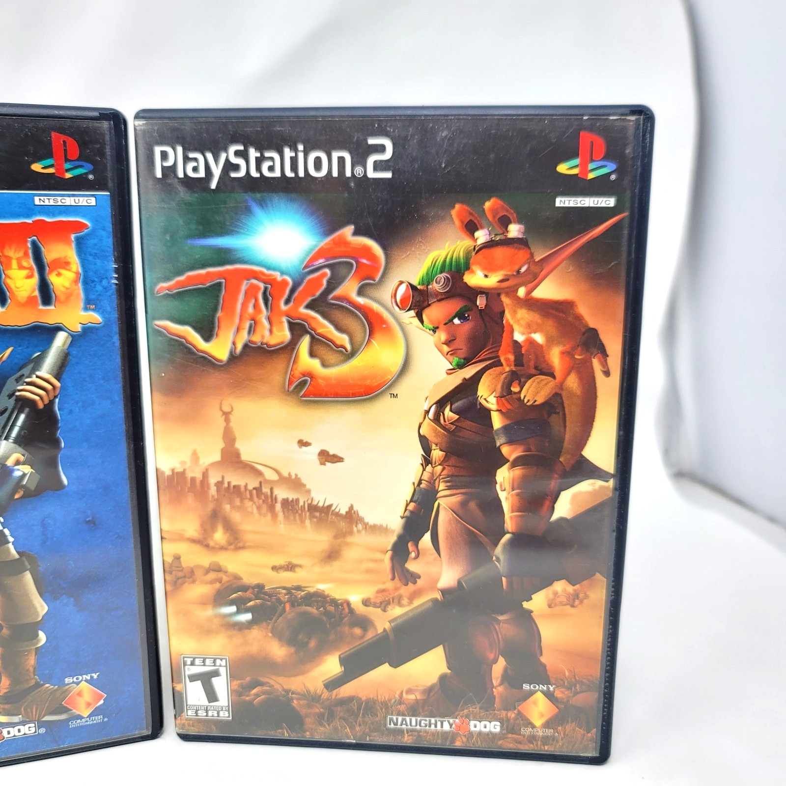Jak and Daxter, Jak II, Jak 3 PS2 (Sony PlayStation 2, 2003) Tested Working