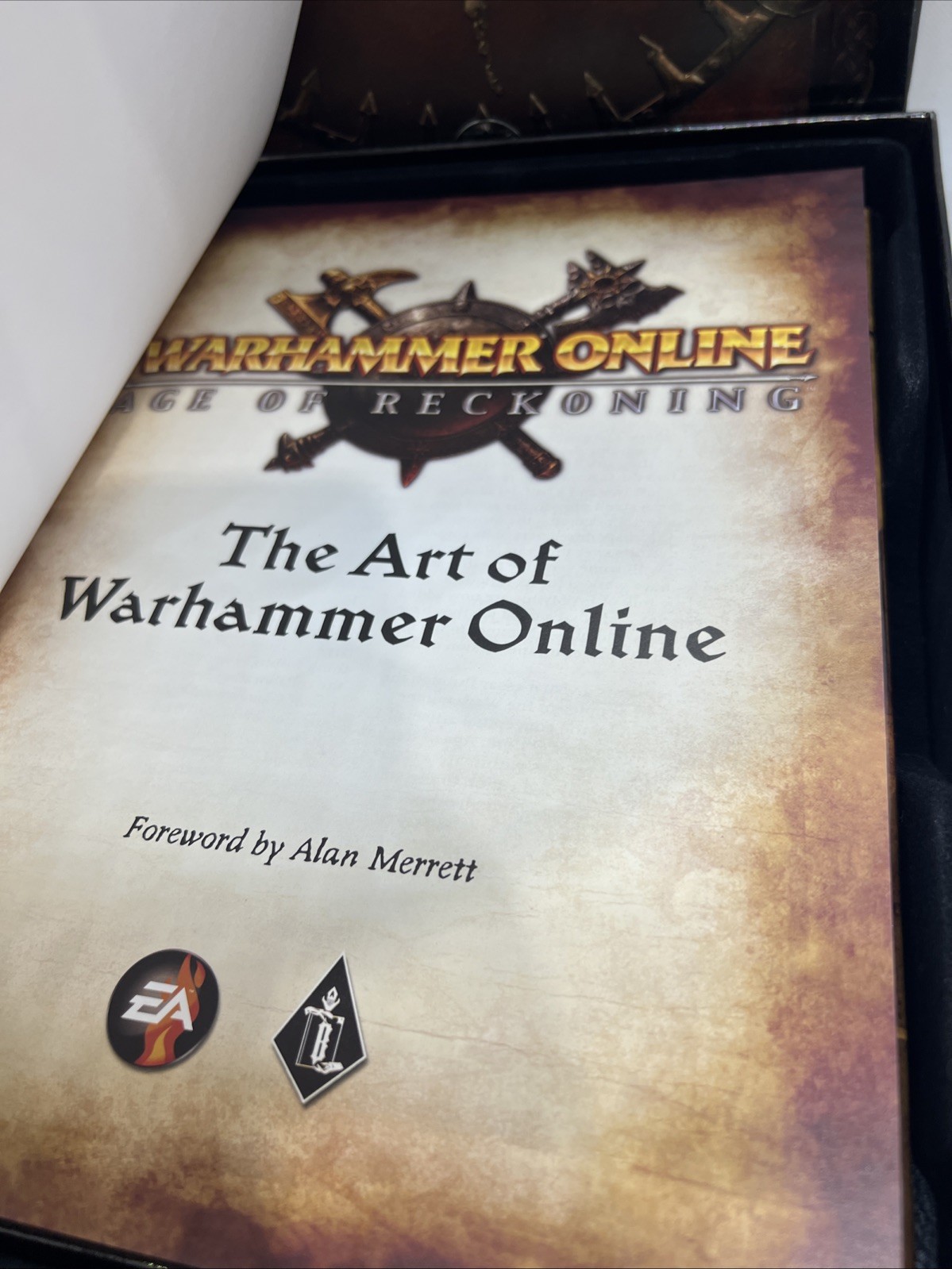 Warhammer Age of Reckoning Collectors Books & Grumlok Gazbag Figure Only NO GAME