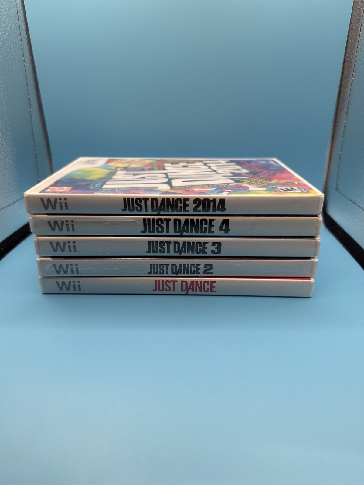 Nintendo Wii Just Dance 1 Through 2014Complete CIB Tested And Working Lot Of 5