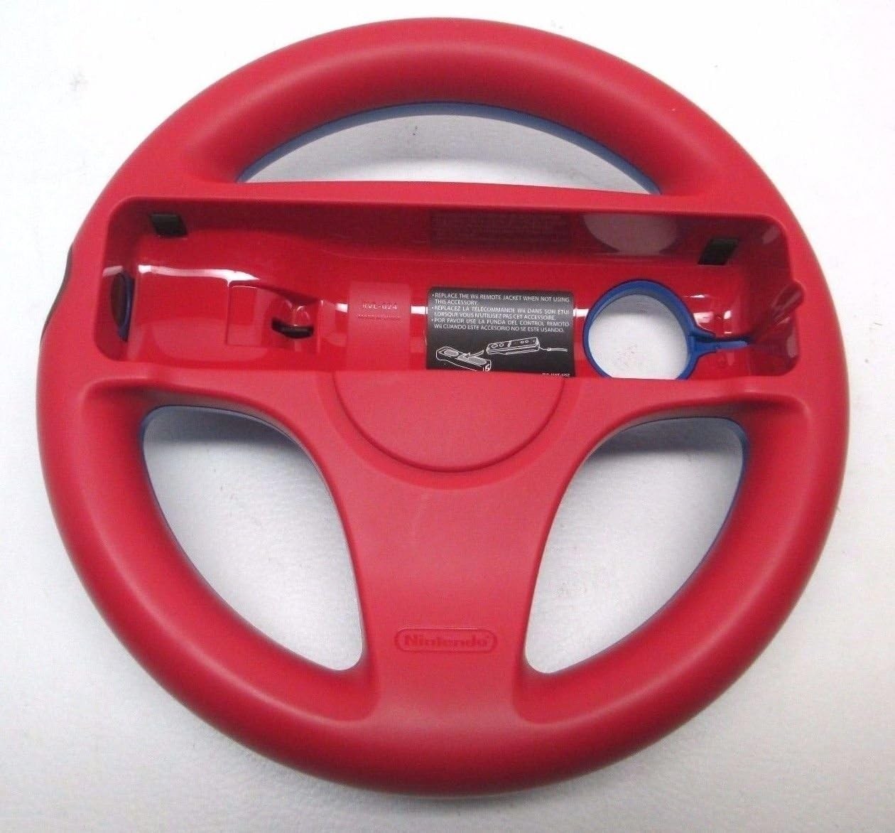 Nintendo Wii Mario Kart Steering Wheel – Red &Blue