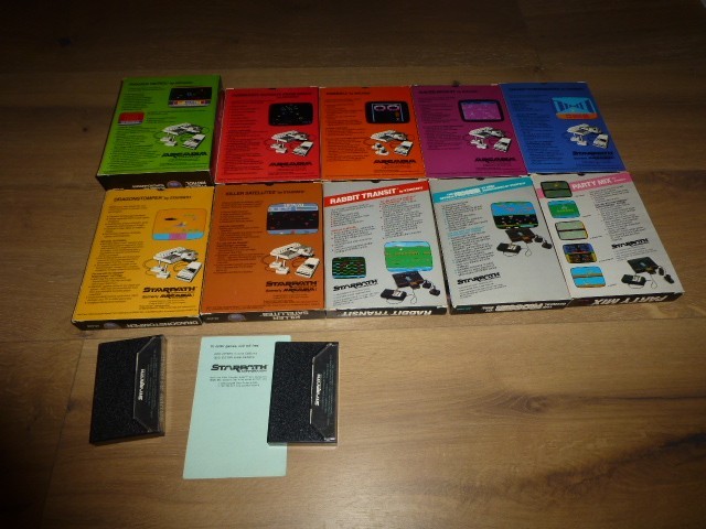 Supercharger Starpath Arcadia Atari 2600 COMPLETE SET #1-12 CIB Complete In Box