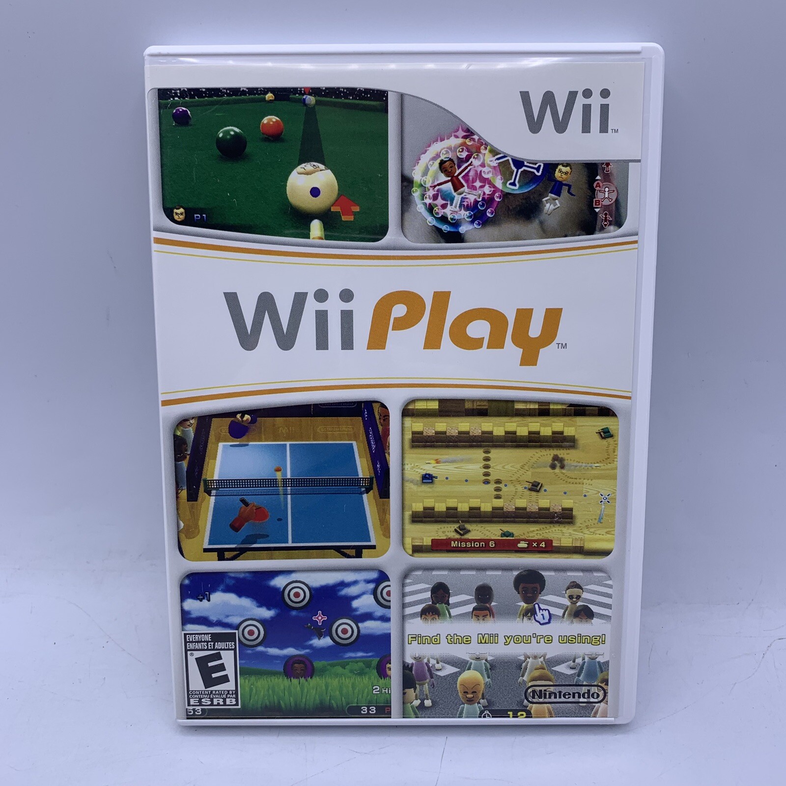 Wii Play (Nintendo Wii, 2007) Complete with Manual CIB Refurbished – Good