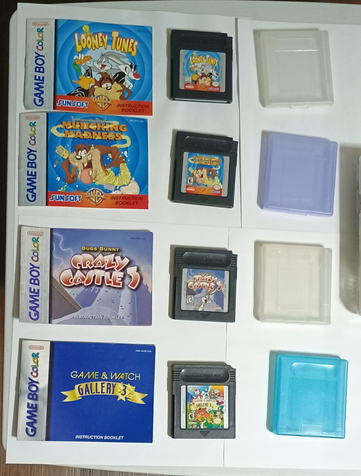 Nintendo Game Boy Clear Original DMG-01 Handheld System Tested Works