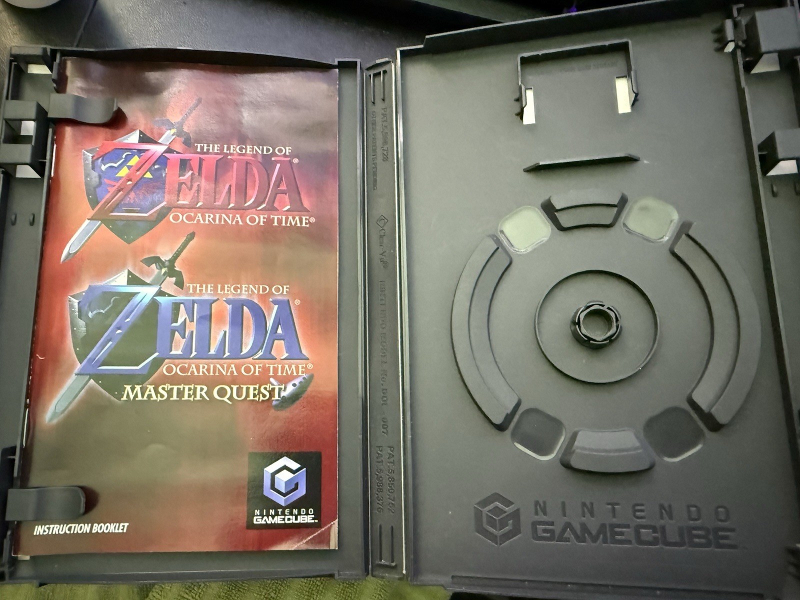 The Legend of Zelda: Ocarina of Time Master Quest GameCube game case(NO GAME)