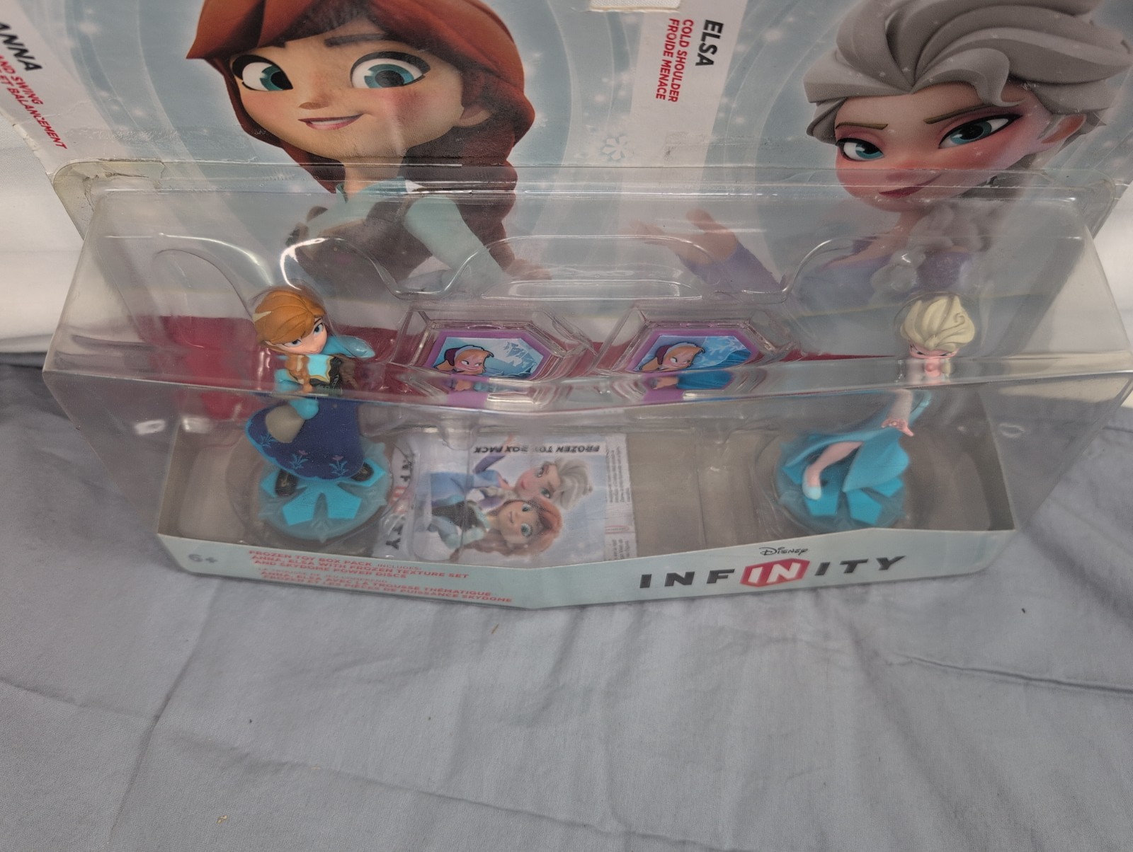 Disney Infinity Elsa & Anna Frozen Toy Box Pack Opened Box