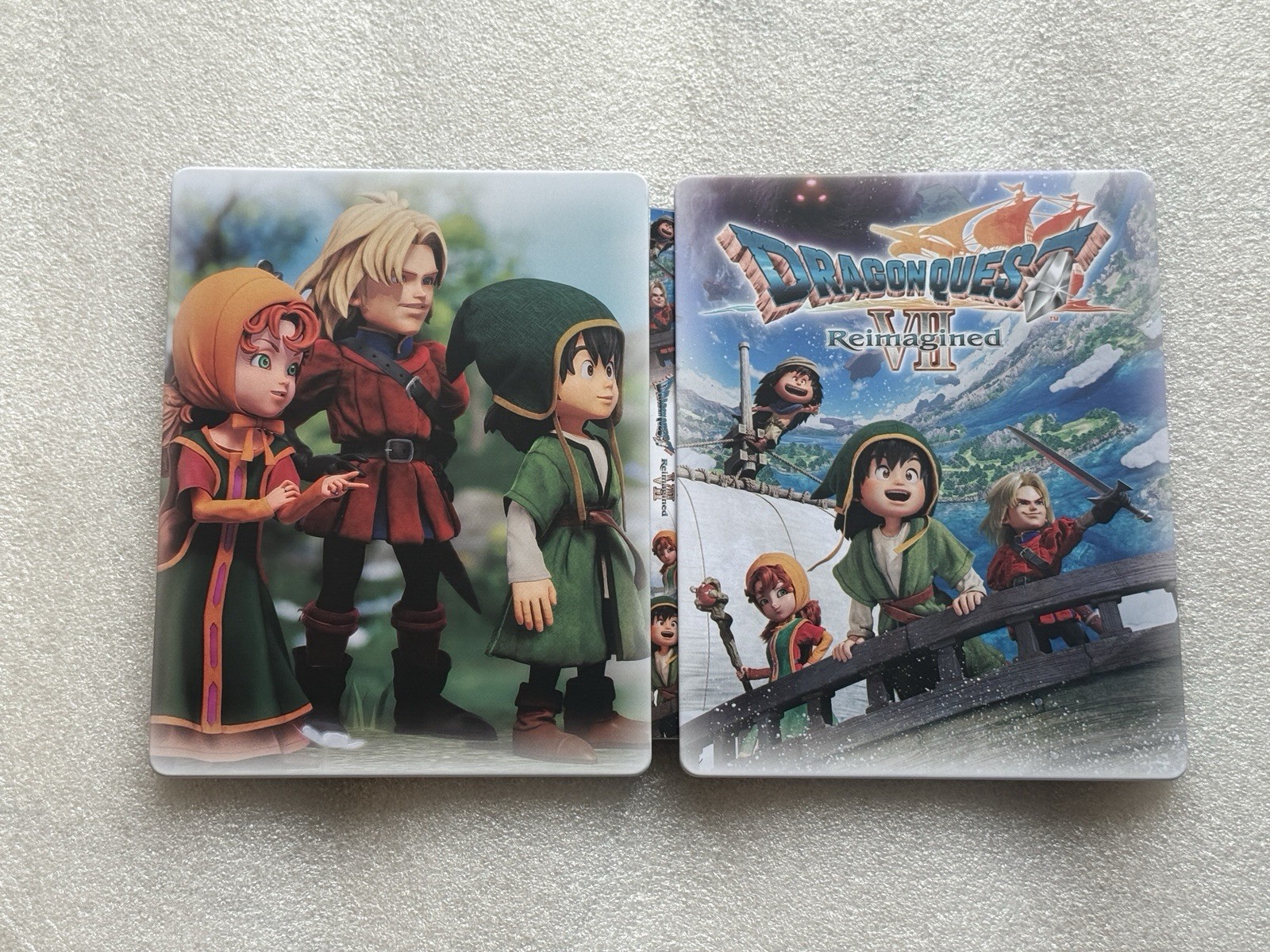 Dragon Quest VII Custom Made G2 Steelbook/Steelup Case PS4/PS5/XBOX (NO GAME)