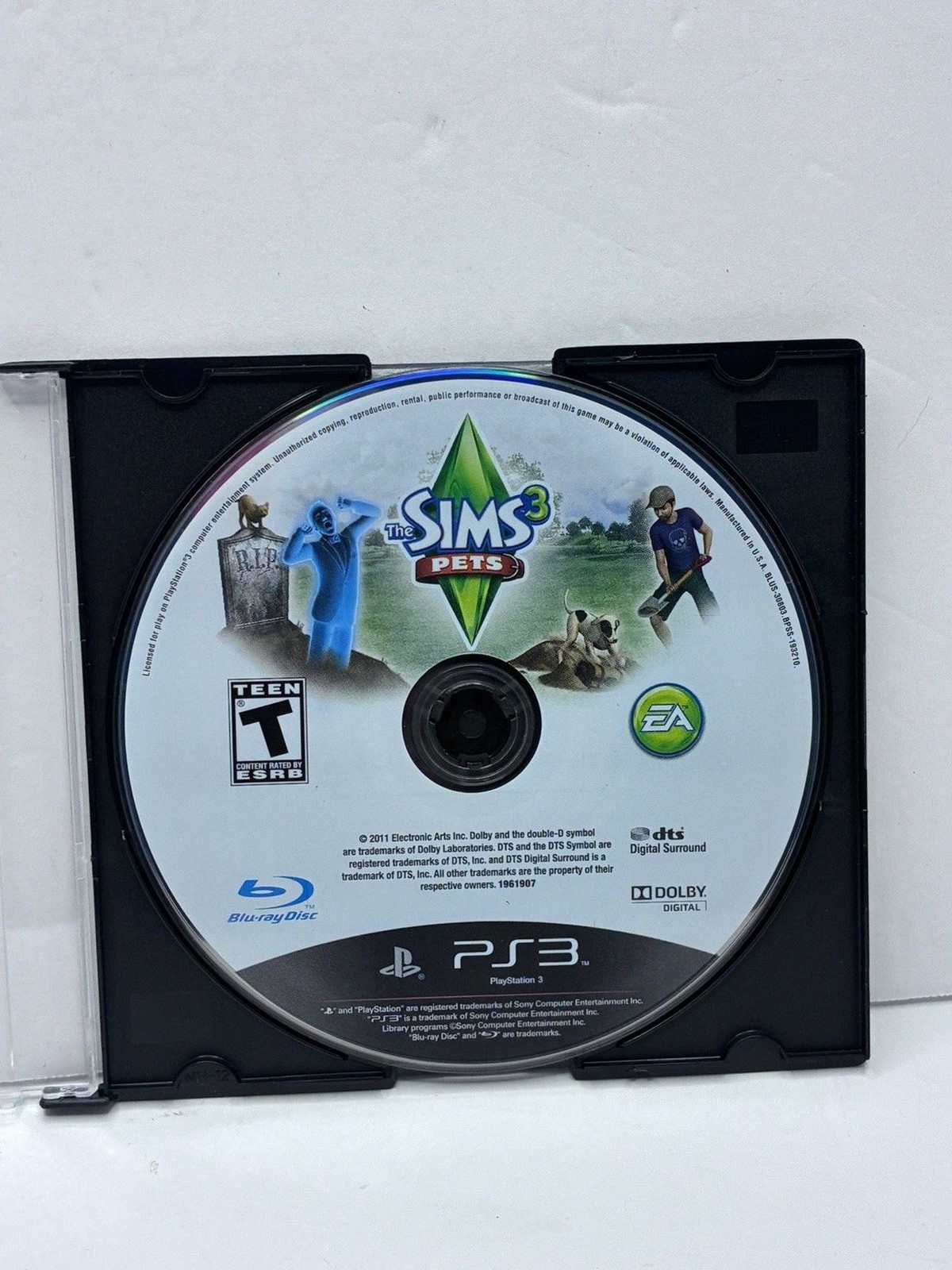 The Sims 3 Pets PlayStation 3 PS3 Video Game Life Simulation EA