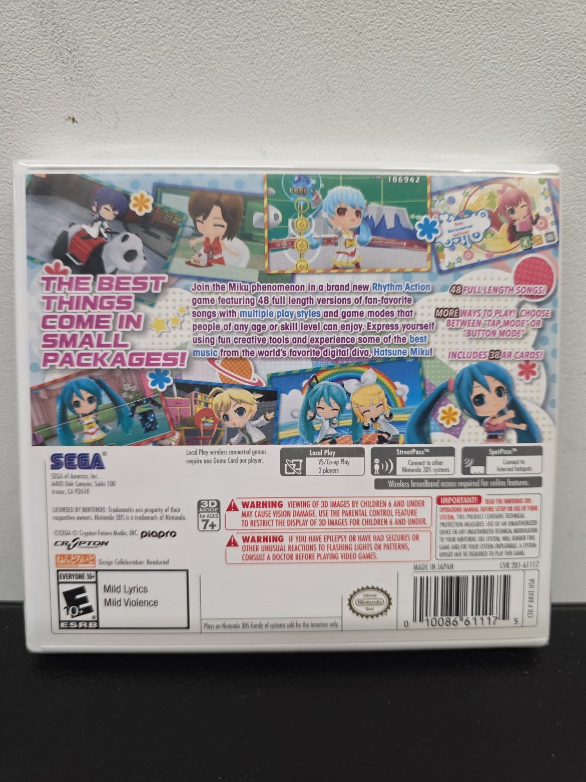 Hatsune Miku: Project Mirai DX (Nintendo 3DS, 2015). NEW/Sealed. BN19