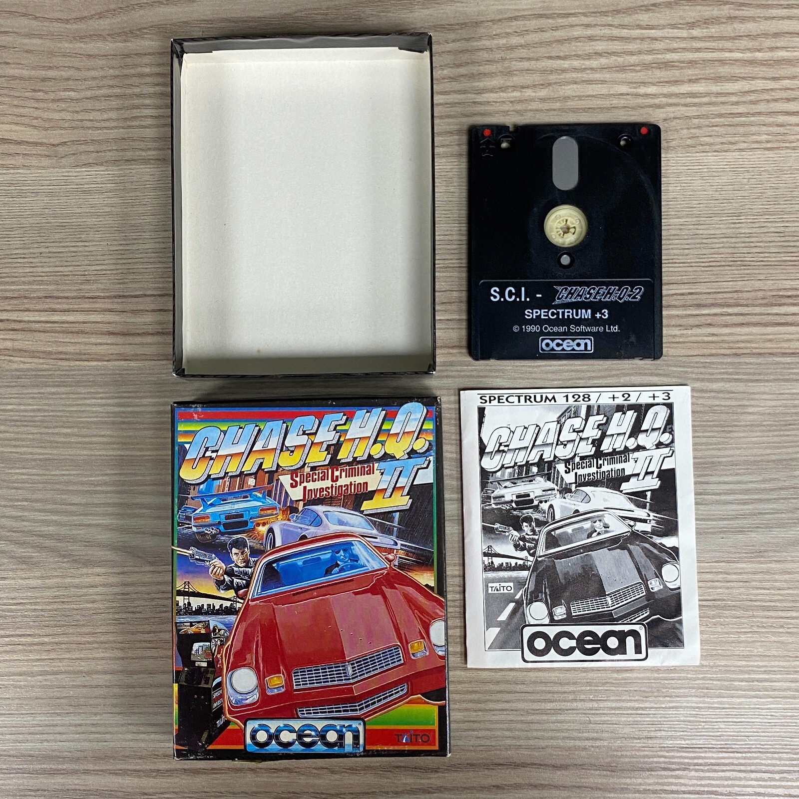 UNTESTED CHASE H.Q. II SINCLAIR ZX SPECTRUM +3 FLOPPY DISC GAME OCEAN 1990