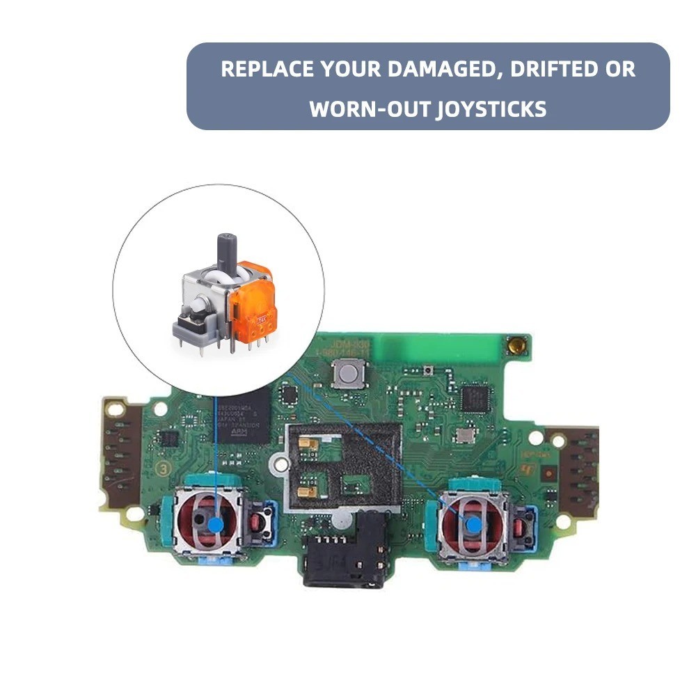 2PCS TMR Joystick Replacement PS5 PS4 Xbox Series X S Analog Stick Sensor Repair