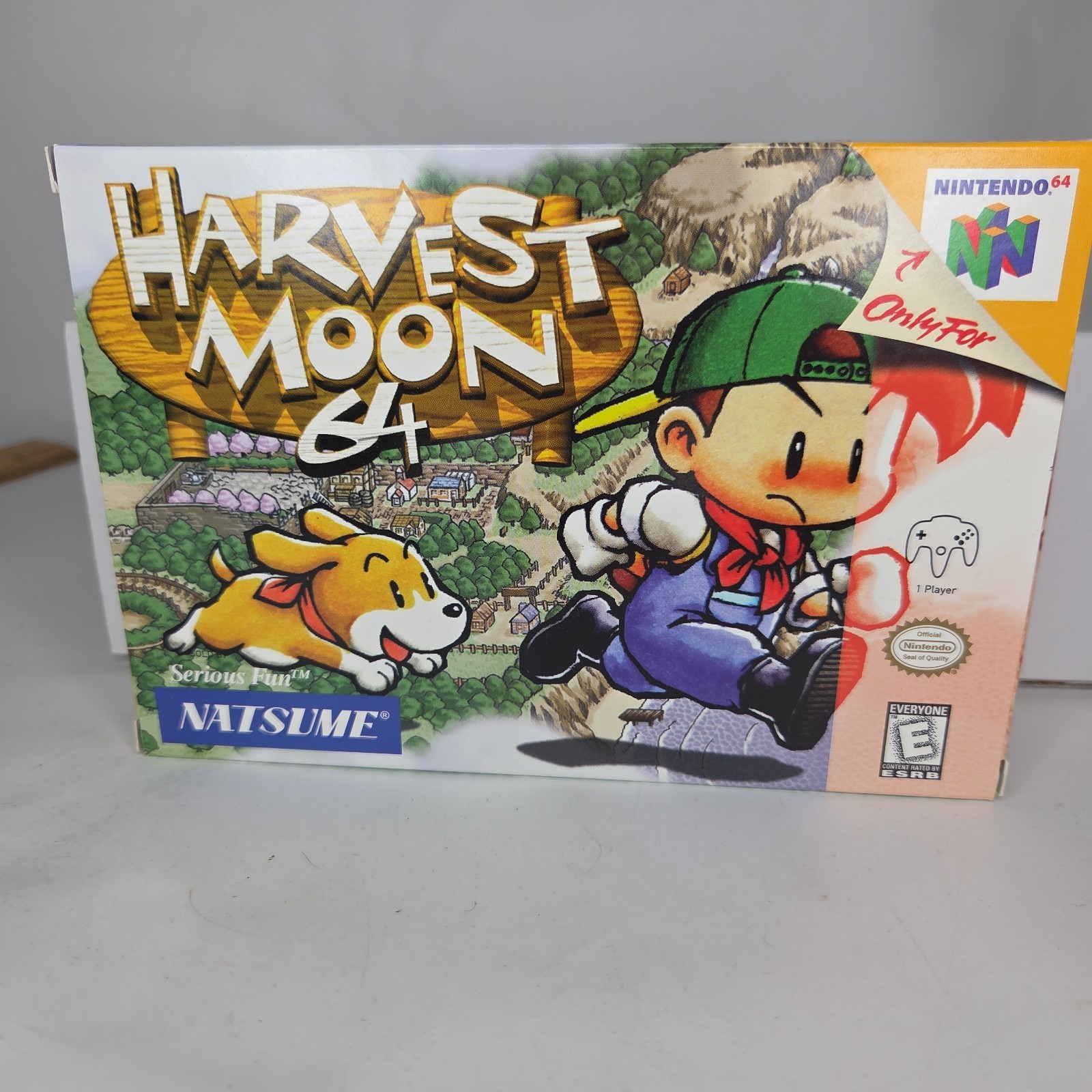 Harvest Moon Nintendo 64 N64 Game Cartridge Box Manuals Complete 1996