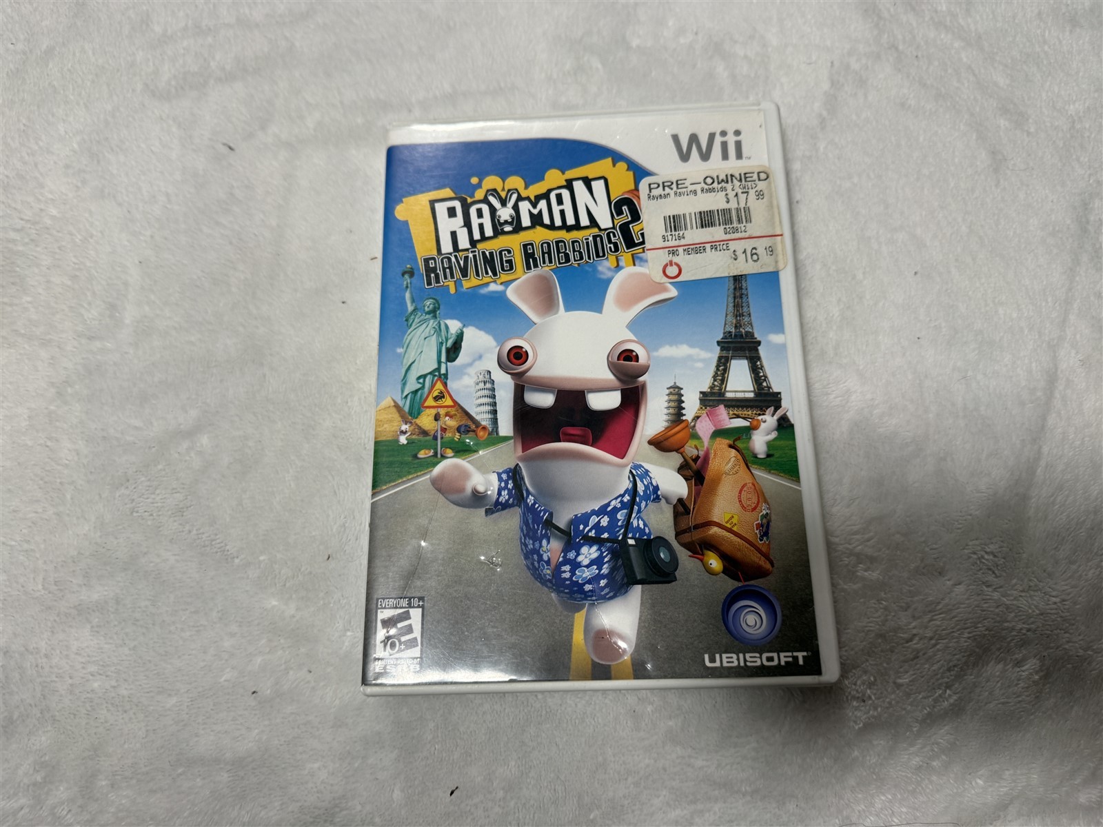 NINTENDO WII RAYMAN RAVING RABBIDS 2 COMPLETE GAME WITH MANUAL