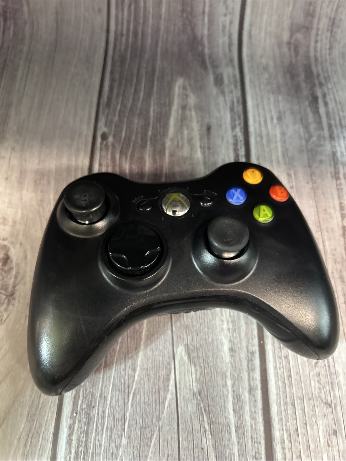 Xbox 360 Controller Black And Gray (Tested, Works) Batteries Required