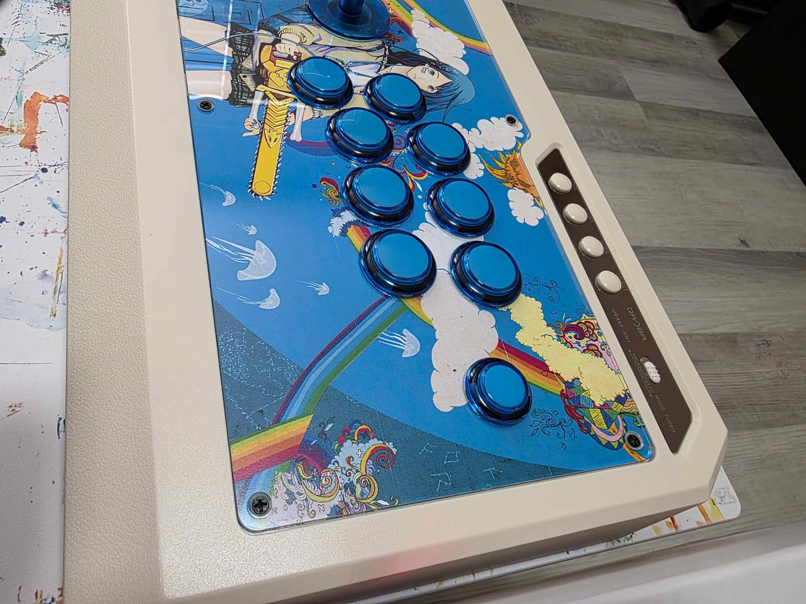 Custom Modded Qanba 4 Q4 RAF 3-in-1 Arcade Fight Stick for PS3, Xbox 360, PC