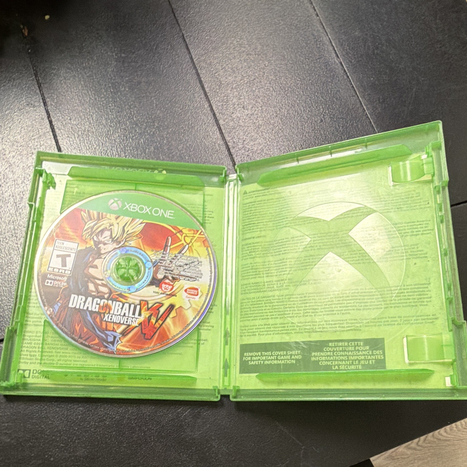 Bandai Namco Dragon Ball Xenoverse Xbox One Disc w/ Case T (2015) Online