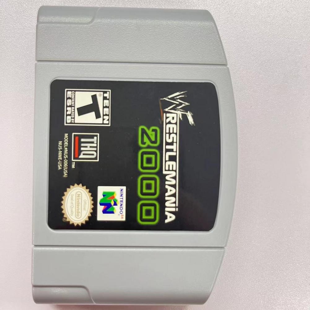 WWF WrestleMania 2000 – Nintendo 64 (N64) Popular title Complete set